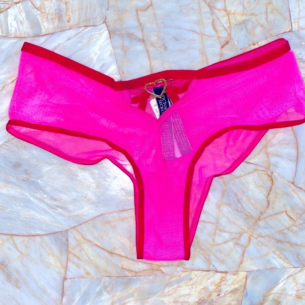 VS‎ Very Sexy cheeky bikini heartware Panty Underwear Pink Small